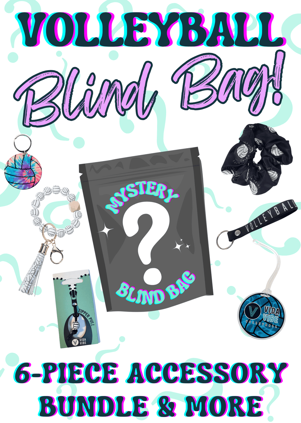 Volleyball Blind Bag 6 Accessories & More